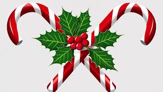 Candy Cane Wreath Peppermint Retro Frame TV Art – FREE Preview! 🍭
