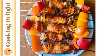 Honey Grilled Spicy Chicken Kebabs