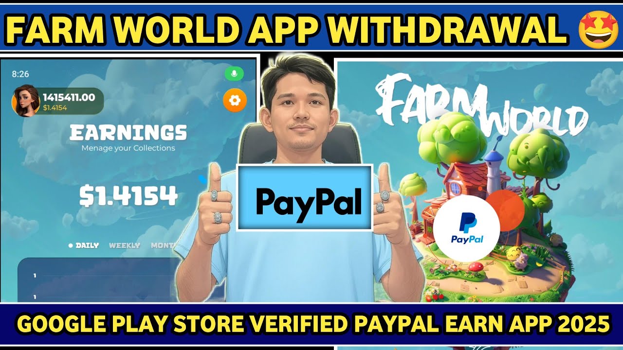 farm world app earning app withdraw || farm world game || farm world withdrawal || farm world review
