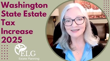 Washington State Estate Tax Increase 2025