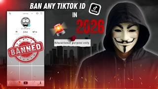 How TikTok Accounts Get Banned 😱 | 2026 Update  - TikTok Mass Reporter 2026 Tool