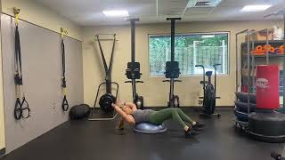 Bosu Reverse Burpee