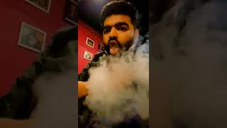 Hookah Smoking Rings With Smoke And The Trip Of Flavours Begins