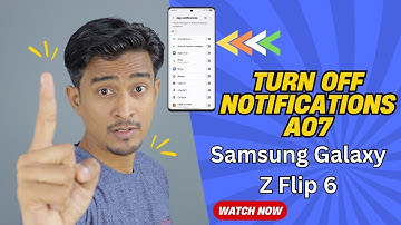How To Turn Off Notifications on Samsung Galaxy Z Flip 6 | Easy Guide!