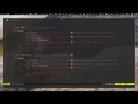 Flash.sh Plain Text Flashcards in your Terminal