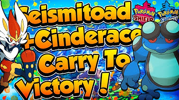 Seismitoad & Cinderace Carry This Team! - Pokémon Sword and Shield Competitive Ranked Double Battles