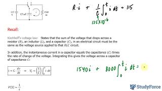 📚 How to solve electrical problems by the Laplace transform (DC Source, Question 1)