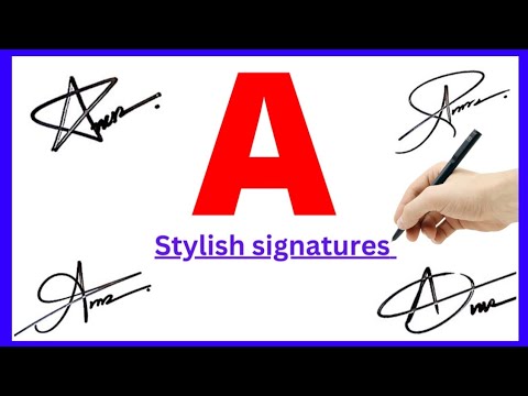 A signature ideas | How to make a signature | A signature styles