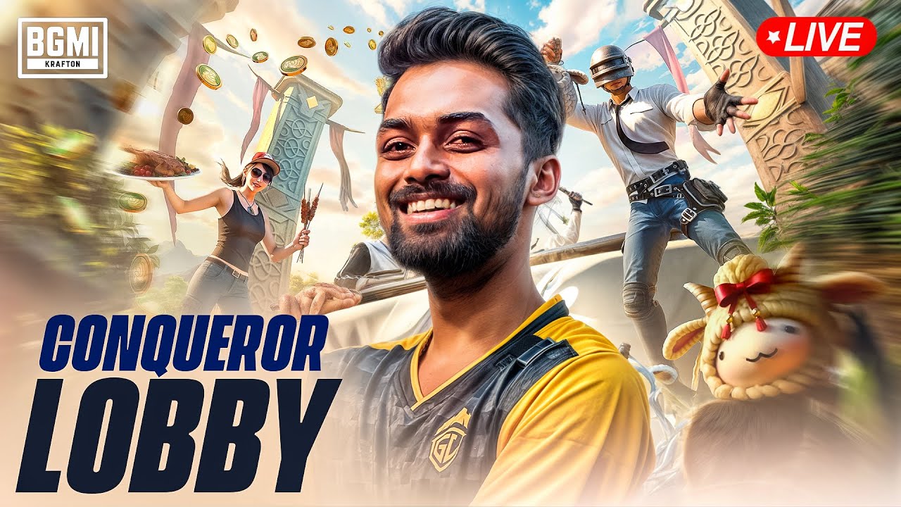 CONQUEROR RANK PUSH TOP 100 LIVE | BGMI LIVE