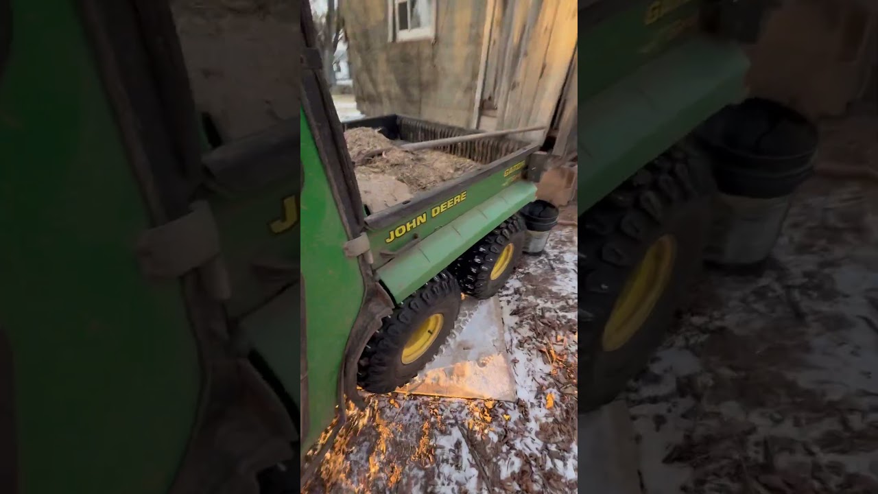 Уборка курятника.