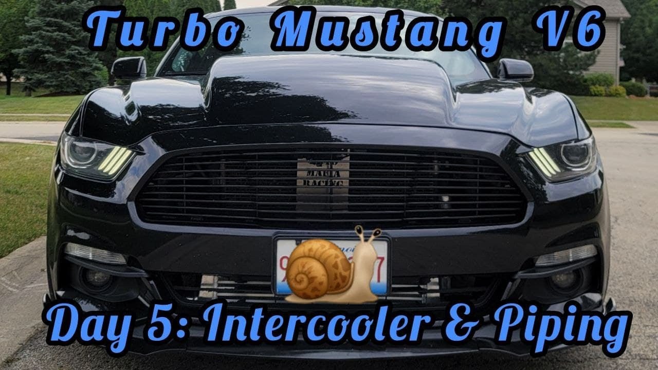 2015 Turbo Mustang V6 Day 5 Intercooler, Wastegates, & Piping