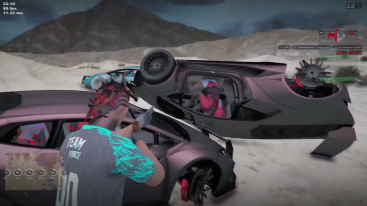 FORCE VS CRİMP OTOBAN SAVAŞI (sosyalcilere 2.posta) #mdrp #forcemd