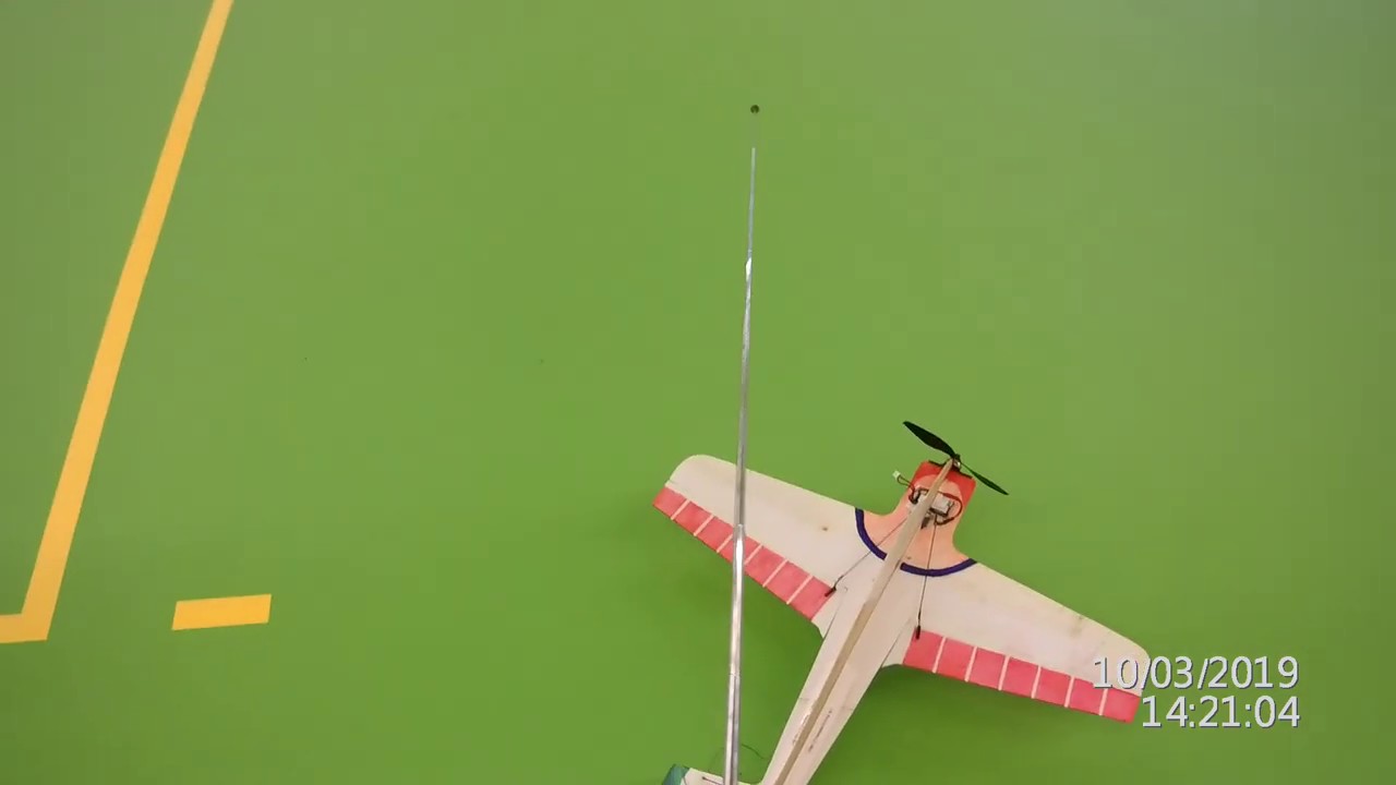 Bling Bling V3 tijdens de indoordag  10-3-2019 van Modelvliegclub MVC Woerden