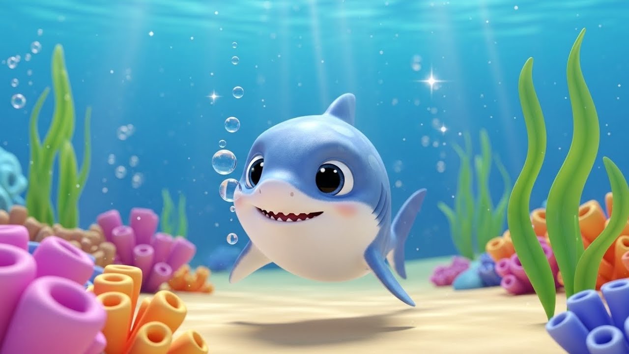 Baby Shark Hid Under the Bubble Mat 🦈🫧 | Funny Toddler Song | Kids Rhymes