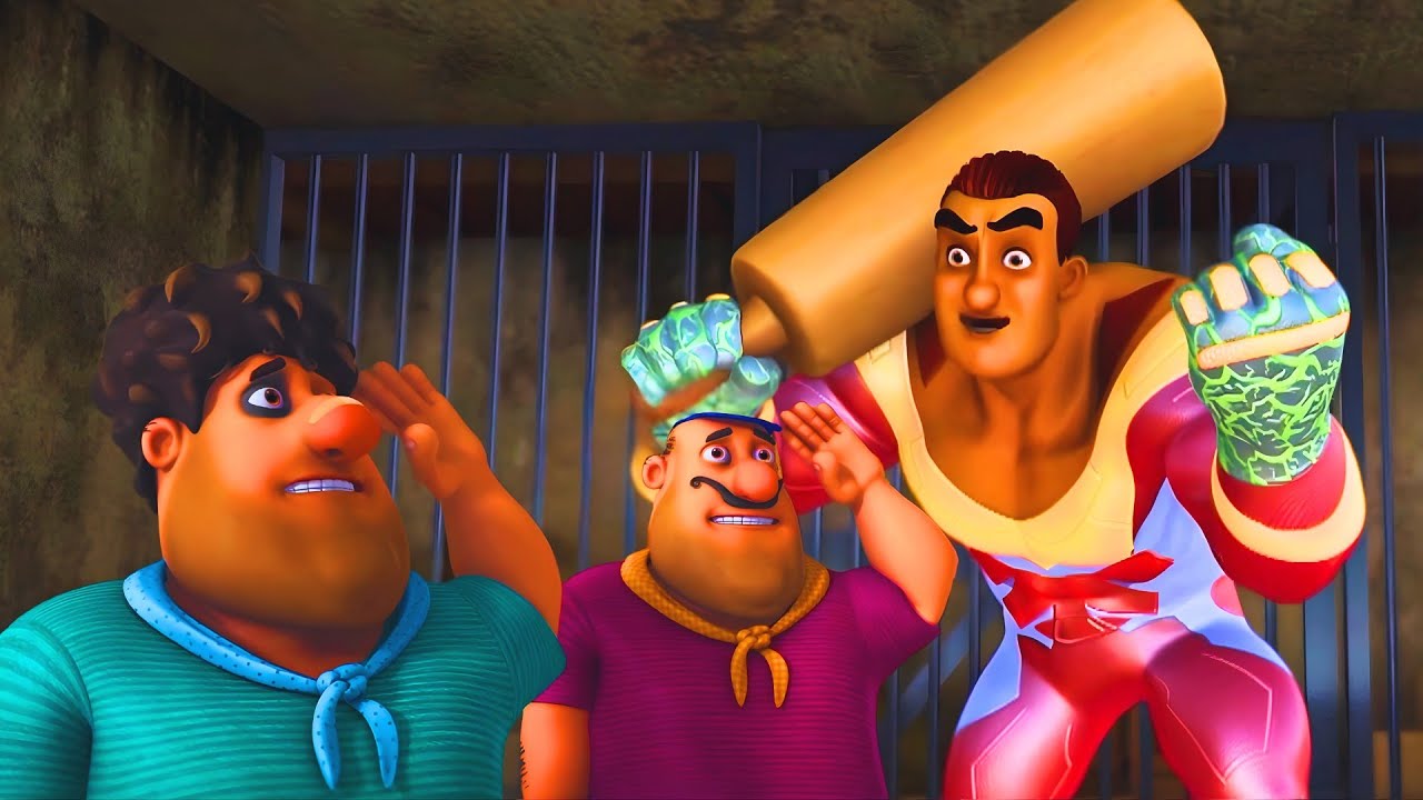 Without Motu Patlu, trouble befell Number 1 and Number 2. | Motu Patlu : Supervillains From Mars