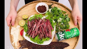 Thịt trâu gác bếp - TaybacFOODIE Đệ nhất đặc sản Tây Bắc
