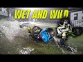 Wet and wild  the team go head to head with crazy rain fall