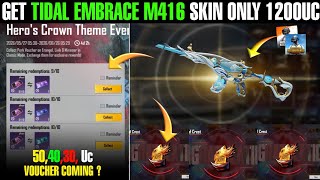 Only 1200 Uc Get Tidal Embrace M416 Skin | Tidal Embrace M416 Skin Release Date  screenshot 4