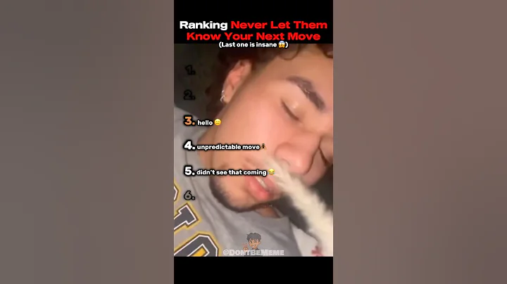 Ranking Never Let Them Know Your Next Move #shorts #tiktok