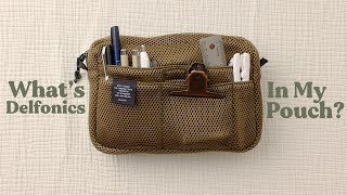 What's In My Pencil Case? ✏ Delfonics Utility Pouch Size Medium Review