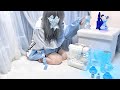 男の娘が天使界隈系？ではしゃぎながら耳かき♪/EarCleaning/whisper/EarBlowing/Tapping/Japanese