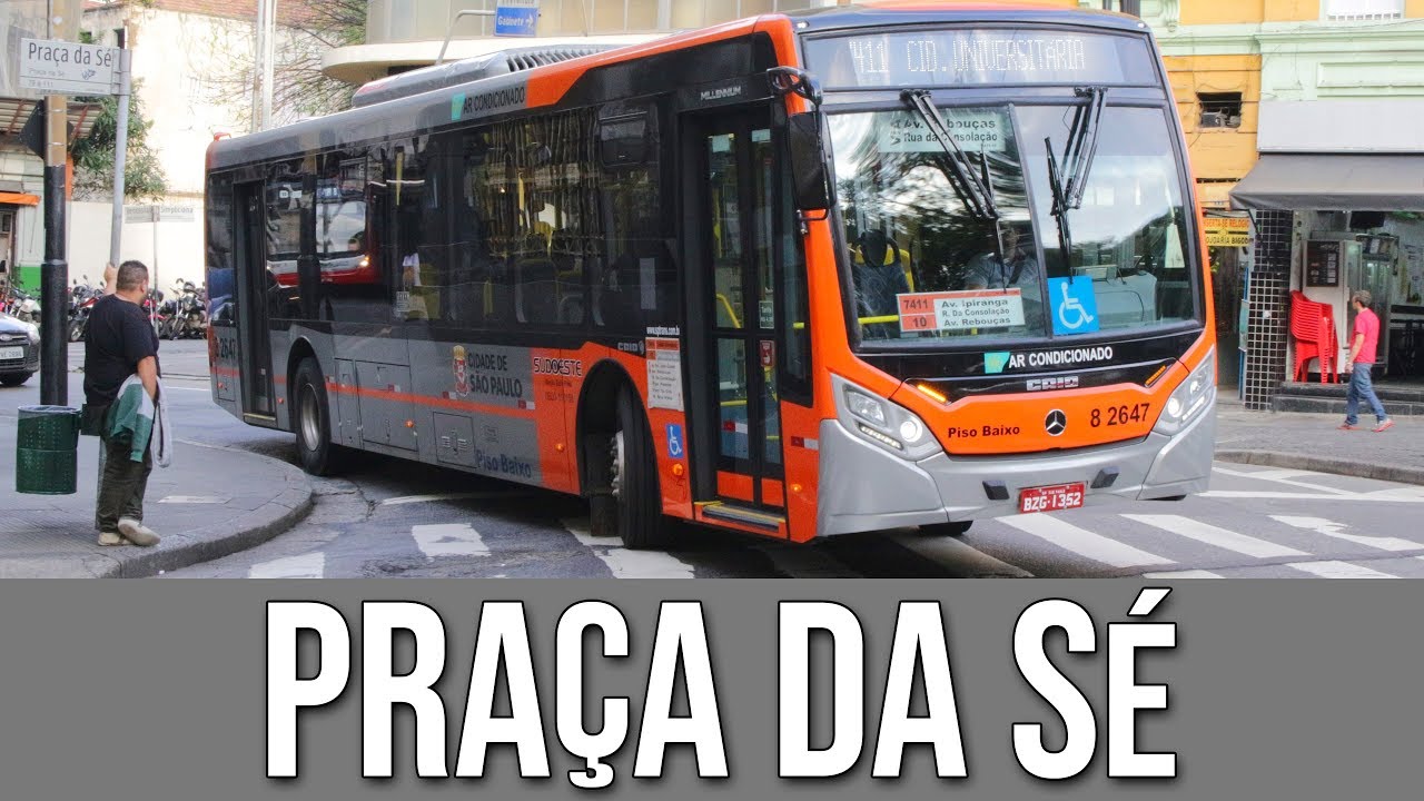 Praça da Sé - Movimentação de Ônibus 