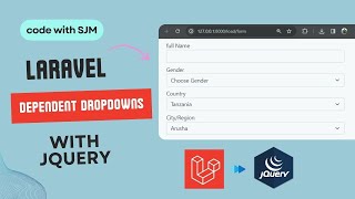 Mastering Laravel | Dynamic dependent Dropdowns with jQuery | A Step-by-Step Tutorial