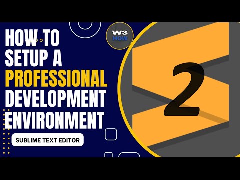 Setting up professional development environment part 3 Sublime text