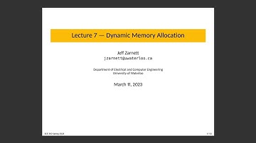 ECE 350 Lecture 7: Dynamic Memory Allocation