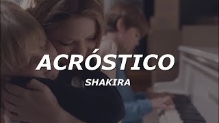 Shakira - Acróstico Letra/Lyrics