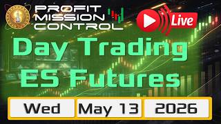 Day Trading ES Futures Prop Firm -  Live Stream From Profit Mission Control