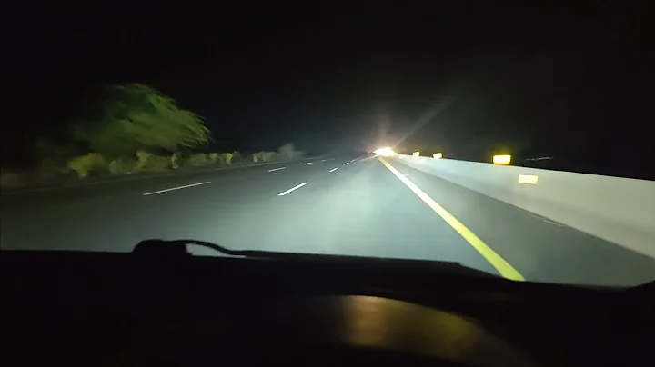 OSRAM LEDs vs Halogens, Electric and LUX comparison: Driving POV with OSRAM 27W LEDs #osram