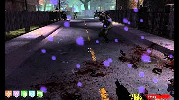 Call of Duty World at War - custom zombie map Neighbourhood - Gameplay lvl 30-32