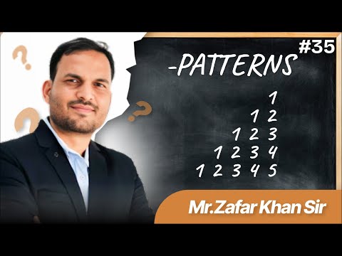 35. Pattern In Python By Zafar Khan Sir