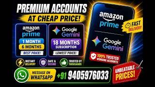 Amazon Prime At Cheap Price | Global Account |