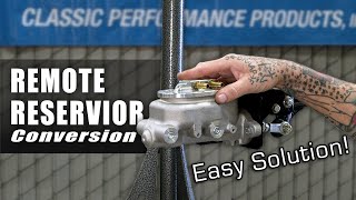 Installing CPP Remote Master Cylinder Cap Kit