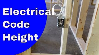 Electrical Code Outlet Heights