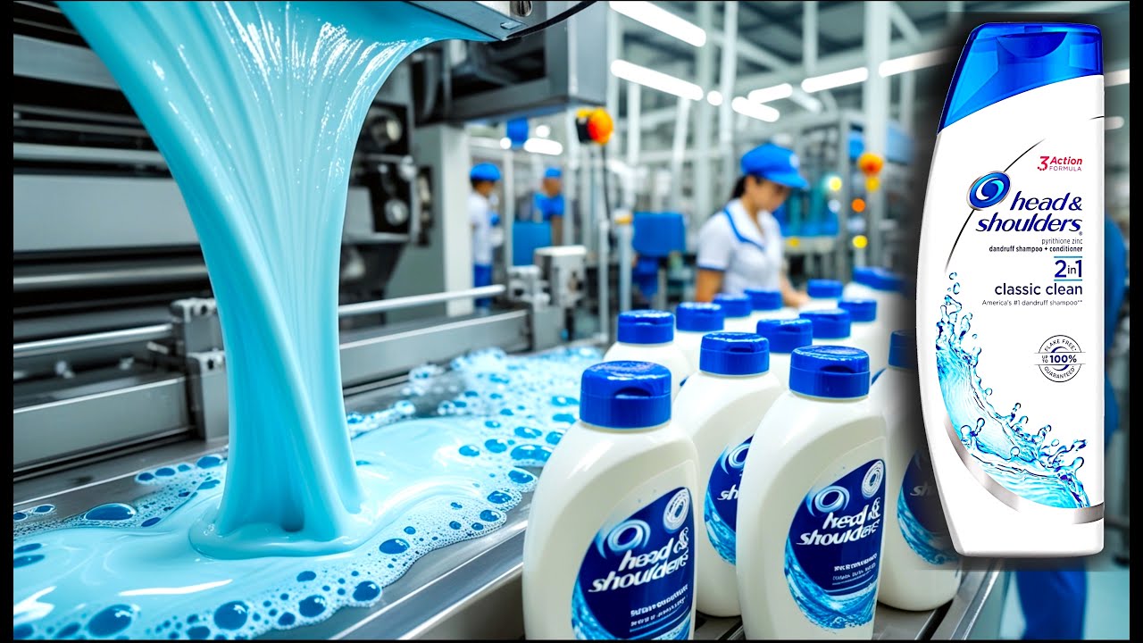 How SHAMPOO is Made in Factory 🚿 | SHAMPOO Factory Process - YouTube