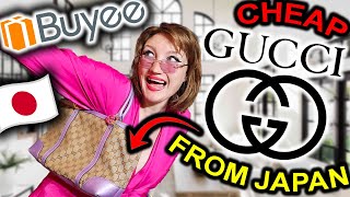 BUYING SECOND HAND LUXURY FROM JAPAN | TRYING THE &quot;BUYEE&quot; SHOPPING SERVICE!!! *risky Gucci haul*