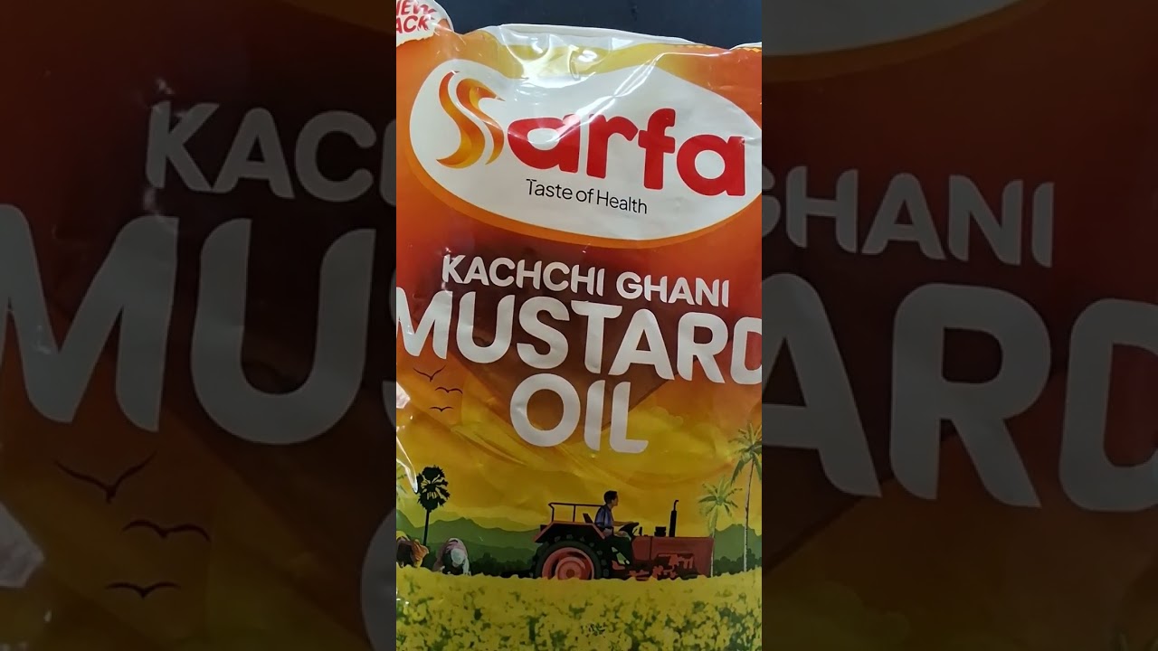 SARFA Kachchi Ghani Mustard Oil Review 