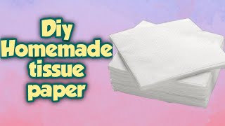 Diy Homemade tissue paper/diy tissue paper at home/how to make tissue paper/Craft and slime hub Profile