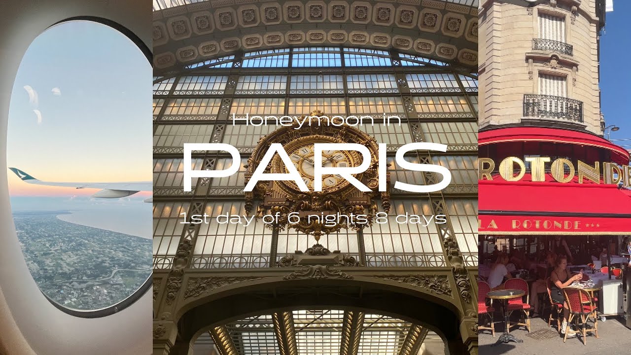 ［ 🇫🇷Paris Vlog Day1 ］6泊8日の新婚旅行/キャセイパシフィックで行く初めての海外/ヴァンヴの蚤の市/オルセー/ラ・ロトンド/コスパの良いホテル/2023年9月