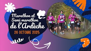 🎥 Marathon & Semi-Marathon de l’Ardèche 2025 🏃‍♂️🌿