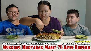 MUKBANG MARTABAK MANIS 71 APIN ASLI BANGKA ISI MARTABAK KACANG, WIJEN DAN KEJU@HARLIEBROTHER