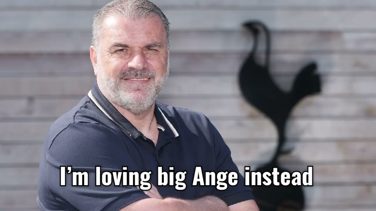 NEW SONG WERE LOVING BIG ANGE INSTEAD thevoiceofspurs Fans Sing About Postecoglou With Lyrics