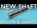 Table gear shaft and bushings - Restoring a Brown and Sharpe Grinder, Part 3