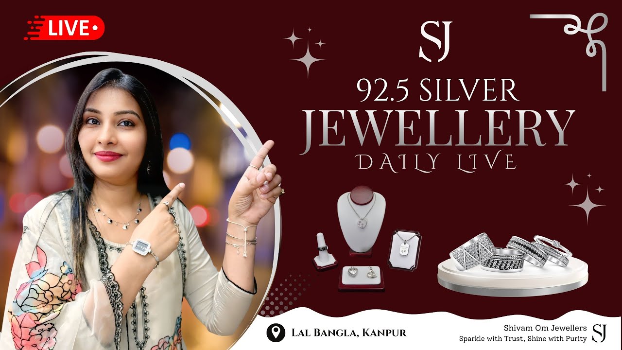 🛍️ Daily Jewellery Drop | Shop Live with Shivam Om – Pure 92.5 Silver