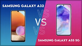 Samsung Galaxy A32 vs Samsung Galaxy A55 5G Technical Comparison
