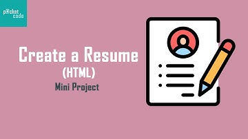 How to create a Resume || HTML and CSS Mini Project (Part-1)