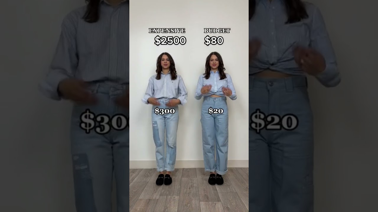 💥 80 vs 2500 Shopping Cheap vs Expensive Fashion Comparison YouTube